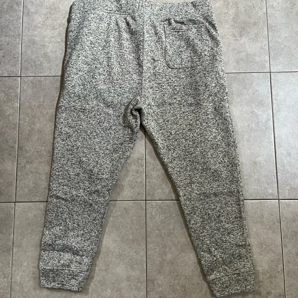 Old Navy XXL cream black knit Sweatpants Lounge Pants Draw string waist